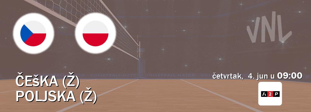 Izravni prijenos utakmice Češka (Ž) i Poljska (Ž) pratite uživo na Arena Premium 2 (četvrtak,  4. jun u  09:00).