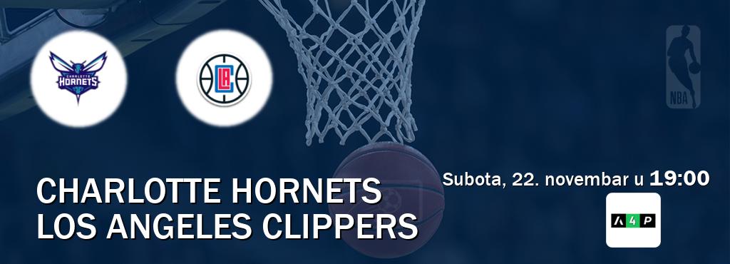 Izravni prijenos utakmice Charlotte Hornets i Los Angeles Clippers pratite uživo na Arena Premium 4 (subota, 22. novembar u 19:00). Izravni prijenos utakmice Charlotte Hornets i Los Angeles Clippers pratite uživo na Arena Premium 4 (subota, 22. novembar u 19:00).