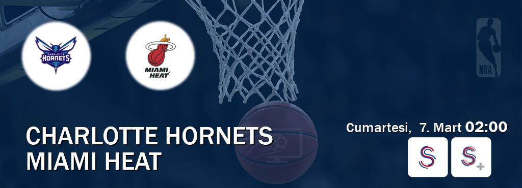 Karşılaşma Charlotte Hornets - Miami Heat S Sport ve S Sport +'den canlı yayınlanacak (Cumartesi, 7. Mart 02:00). Karşılaşma Charlotte Hornets - Miami Heat S Sport ve S Sport +'den canlı yayınlanacak (Cumartesi, 7. Mart 02:00).