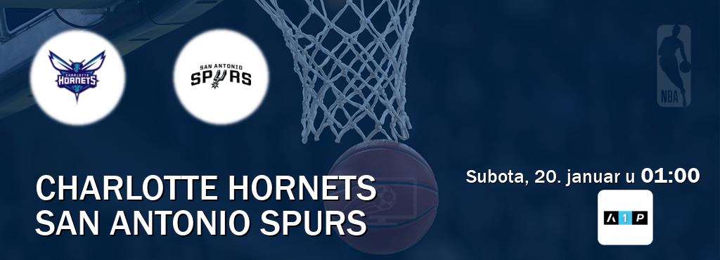 Izravni prijenos utakmice Charlotte Hornets i San Antonio Spurs pratite uživo na Arena Premium 1 (subota, 20. januar u  01:00).