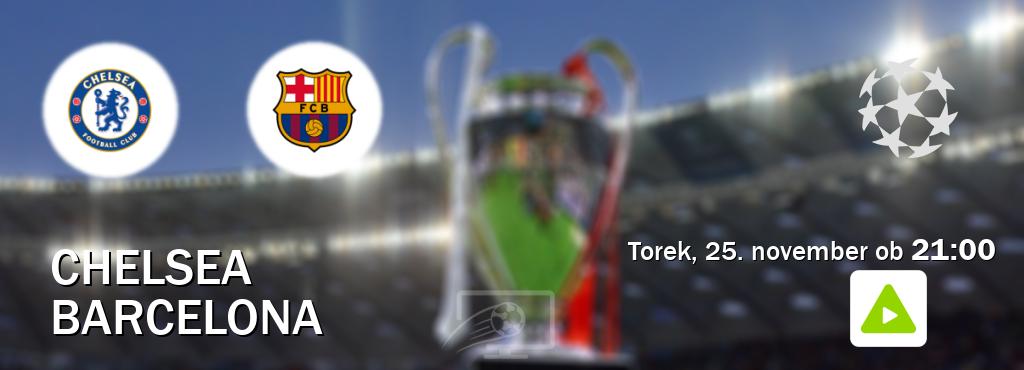 Prenos tekme med Chelsea in Barcelona v živo na Kanal A (torek, 25. november ob 21:00 uri). Prenos tekme med Chelsea in Barcelona v živo na Kanal A (torek, 25. november ob 21:00 uri).