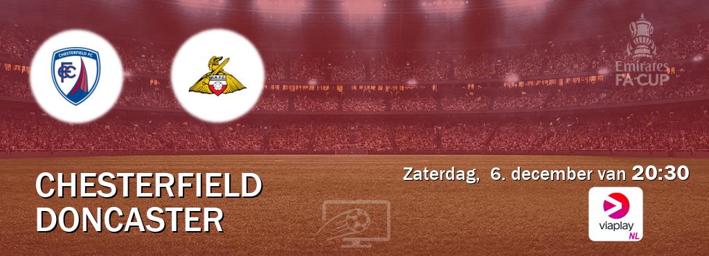 Wedstrijd tussen Chesterfield en Doncaster live op tv bij Viaplay Nederland (zaterdag,  6. december van  20:30).