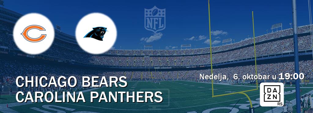 Izravni prijenos utakmice Chicago Bears i Carolina Panthers pratite uživo na DAZN (nedelja,  6. oktobar u  19:00).