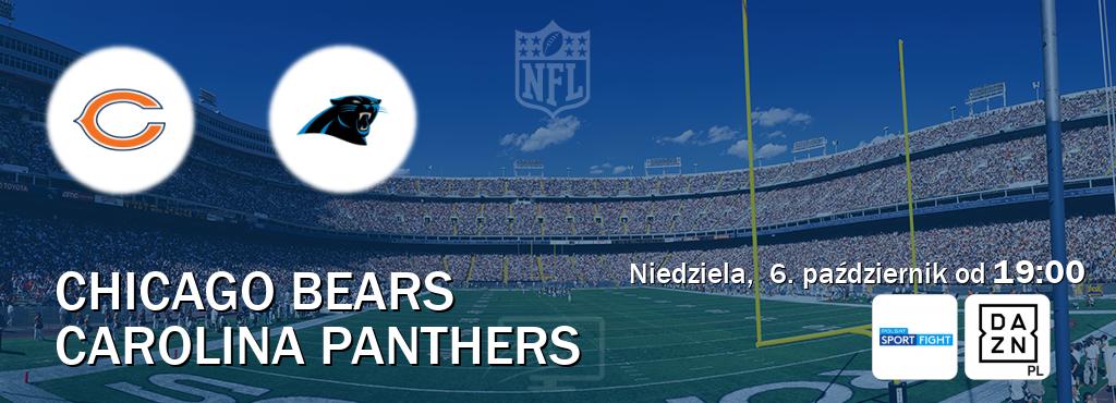 Gra między Chicago Bears i Carolina Panthers transmisja na żywo w Polsat Sport Fight i DAZN (niedziela,  6. październik od  19:00).