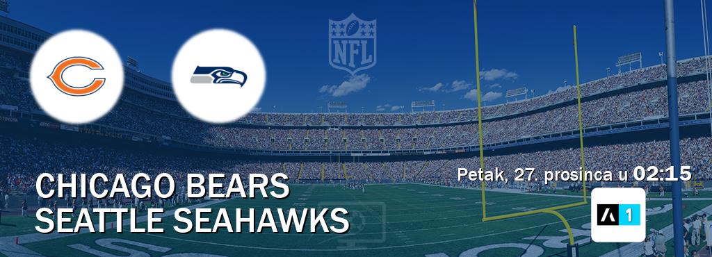 Izravni prijenos utakmice Chicago Bears i Seattle Seahawks pratite uživo na Arena Sport 1 (petak, 27. prosinca u  02:15).