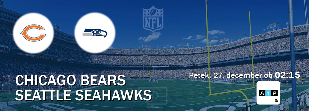 Chicago Bears in Seattle Seahawks v živo na Arena Sport Premium. Prenos tekme bo v petek, 27. december ob  02:15