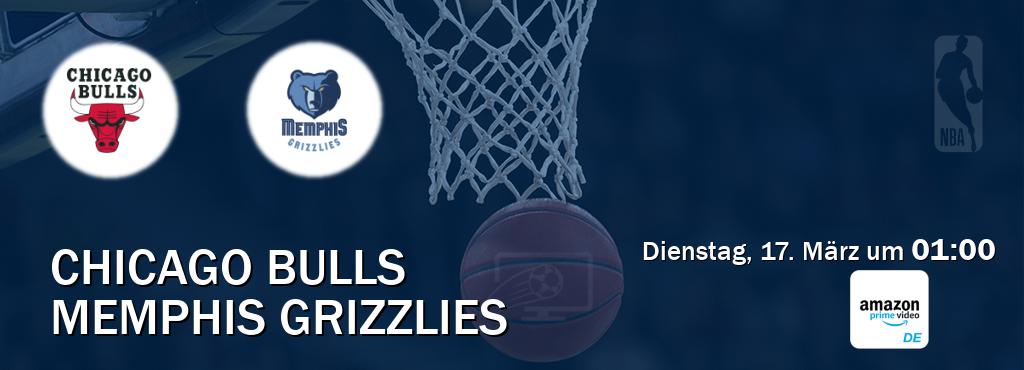 Das Spiel zwischen Chicago Bulls und Memphis Grizzlies wird am Dienstag, 17. März um 01:00, live vom Amazon Prime DE übertragen. Das Spiel zwischen Chicago Bulls und Memphis Grizzlies wird am Dienstag, 17. März um 01:00, live vom Amazon Prime DE übertragen.