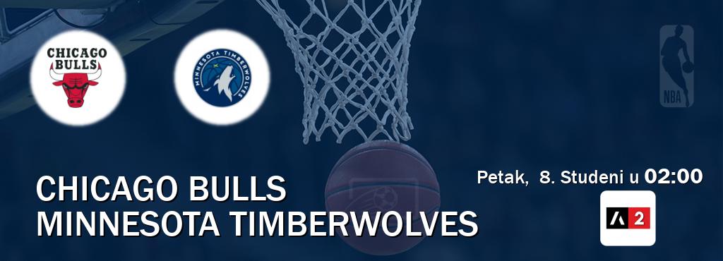 Izravni prijenos utakmice Chicago Bulls i Minnesota Timberwolves pratite uživo na Arena Sport 2 (Petak,  8. Studeni u  02:00).