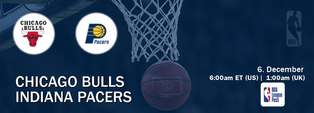 You can watch game live between Chicago Bulls and Indiana Pacers on NBA League Pass. You can watch game live between Chicago Bulls and Indiana Pacers on NBA League Pass.