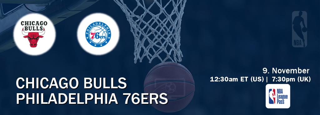 You can watch game live between Chicago Bulls and Philadelphia 76ers on NBA League Pass. You can watch game live between Chicago Bulls and Philadelphia 76ers on NBA League Pass.