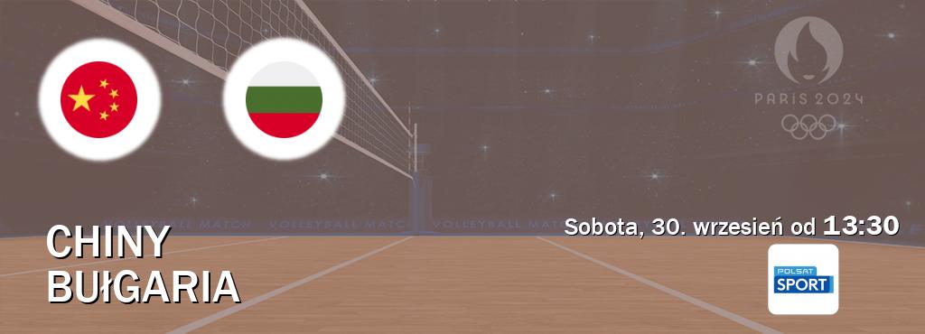 Gra między Chiny i Bułgaria transmisja na żywo w Polsat Sport (sobota, 30. wrzesień od  13:30).