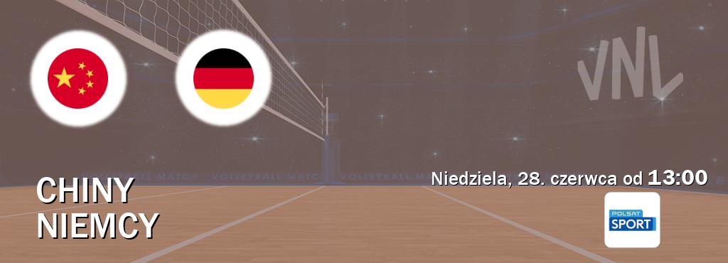 Gra między Chiny i Niemcy transmisja na żywo w Polsat Sport (niedziela, 28. czerwca od  13:00).