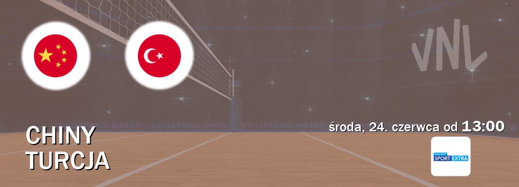 Gra między Chiny i Turcja transmisja na żywo w Polsat Sport Extra (środa, 24. czerwca od  13:00).