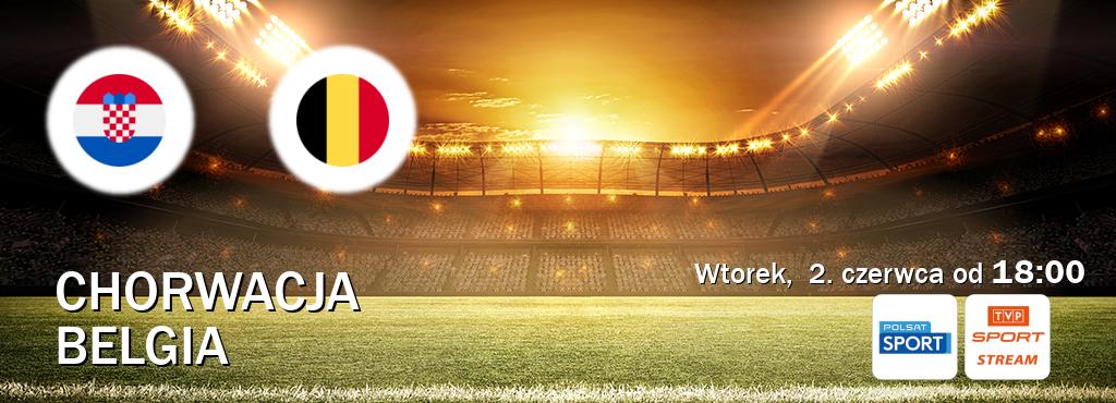 Gra między Chorwacja i Belgia transmisja na żywo w Polsat Sport i TVP Sport.pl (wtorek,  2. czerwca od  18:00).