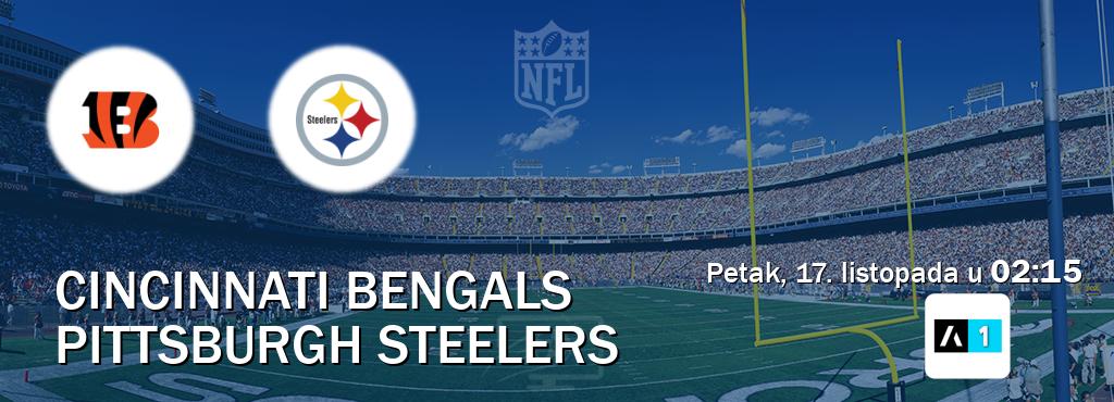 Izravni prijenos utakmice Cincinnati Bengals i Pittsburgh Steelers pratite uživo na Arena Sport 1 (petak, 17. listopada u 02:15). Izravni prijenos utakmice Cincinnati Bengals i Pittsburgh Steelers pratite uživo na Arena Sport 1 (petak, 17. listopada u 02:15).