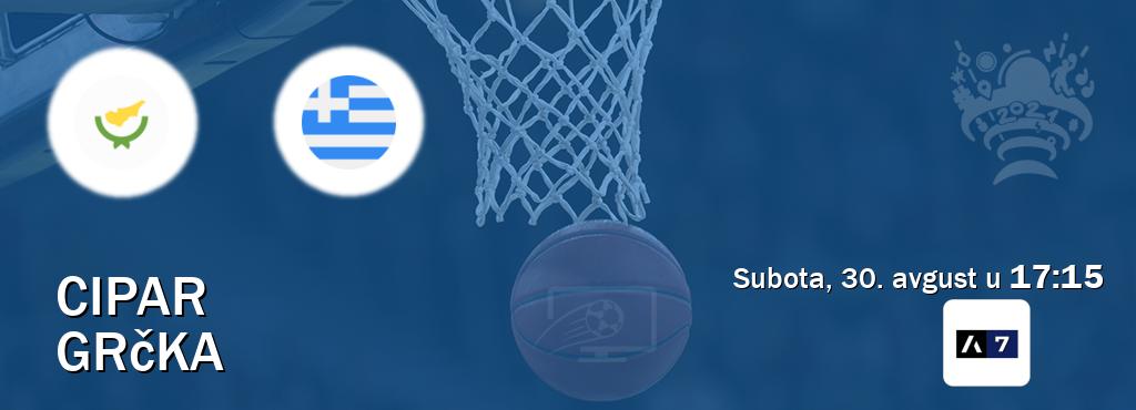 Izravni prijenos utakmice Cipar i Grčka pratite uživo na Arena Sport 7 (subota, 30. avgust u 17:15). Izravni prijenos utakmice Cipar i Grčka pratite uživo na Arena Sport 7 (subota, 30. avgust u 17:15).