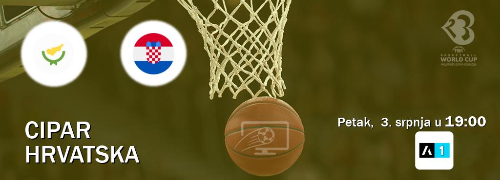 Izravni prijenos utakmice Cipar i Hrvatska pratite uživo na Arena Sport 1 (petak,  3. srpnja u  19:00).