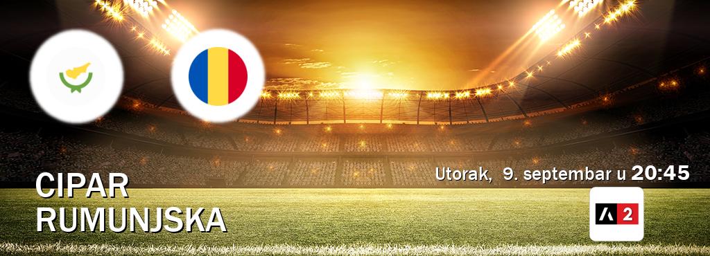 Izravni prijenos utakmice Cipar i Rumunjska pratite uživo na Arena Sport 2 (utorak, 9. septembar u 20:45). Izravni prijenos utakmice Cipar i Rumunjska pratite uživo na Arena Sport 2 (utorak, 9. septembar u 20:45).