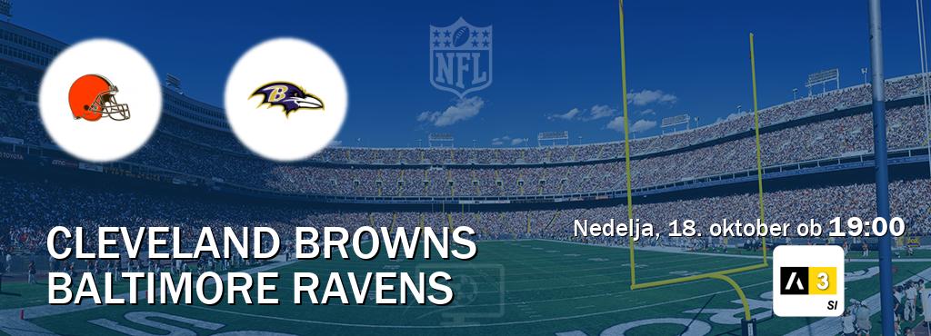 Ne zamudi prenosa tekme Cleveland Browns - Baltimore Ravens v živo na Arena Sport 3. Ne zamudi prenosa tekme Cleveland Browns - Baltimore Ravens v živo na Arena Sport 3.