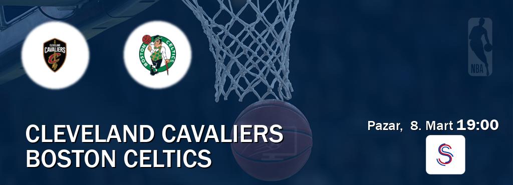Karşılaşma Cleveland Cavaliers - Boston Celtics S Sport'den canlı yayınlanacak (Pazar,  8. Mart  19:00).