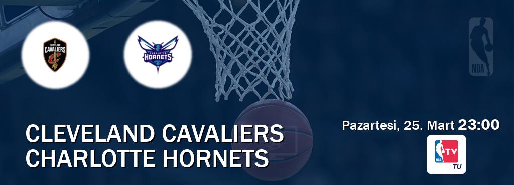 Karşılaşma Cleveland Cavaliers - Charlotte Hornets NBA TV'den canlı yayınlanacak (Pazartesi, 25. Mart  23:00).
