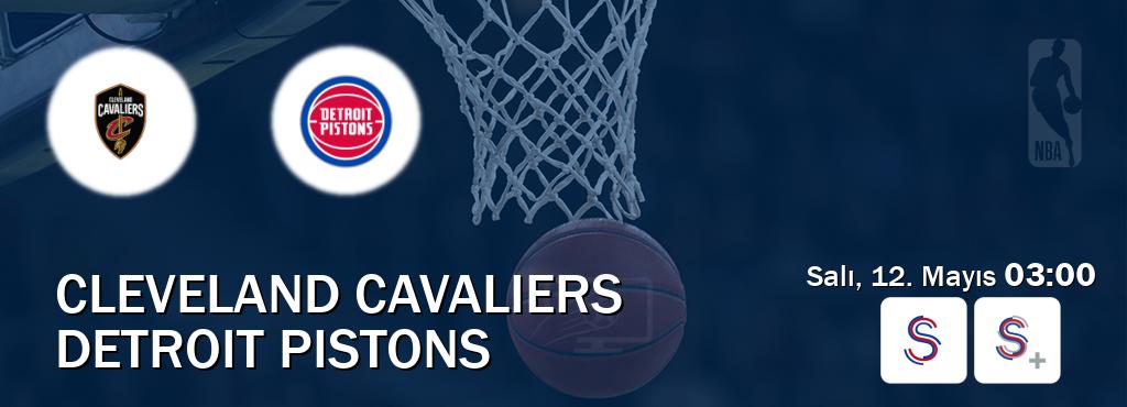 Karşılaşma Cleveland Cavaliers - Detroit Pistons S Sport ve S Sport +'den canlı yayınlanacak (Salı, 12. Mayıs  03:00).