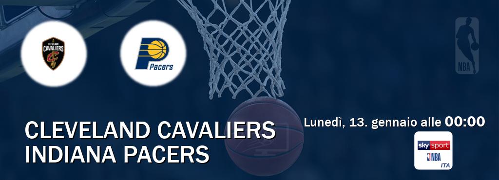 Il match Cleveland Cavaliers - Indiana Pacers sarà trasmesso in diretta TV su Sky Sport NBA (ore 00:00)