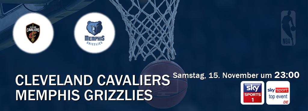 Das Spiel zwischen Cleveland Cavaliers und Memphis Grizzlies wird am Samstag, 15. November um 23:00, live vom Sky Sport 1 und Sky Sport Top Event übertragen. Das Spiel zwischen Cleveland Cavaliers und Memphis Grizzlies wird am Samstag, 15. November um 23:00, live vom Sky Sport 1 und Sky Sport Top Event übertragen.