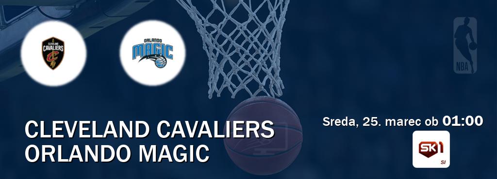 Prenos tekme med Cleveland Cavaliers in Orlando Magic v živo na Sportklub 1 (sreda, 25. marec ob  01:00 uri).