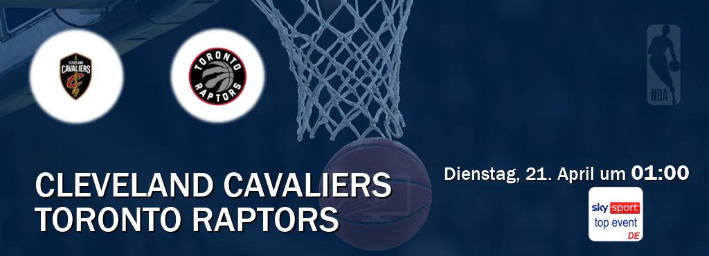 Das Spiel zwischen Cleveland Cavaliers und Toronto Raptors wird am Dienstag, 21. April um  01:00, live vom Sky Sport Top Event übertragen.