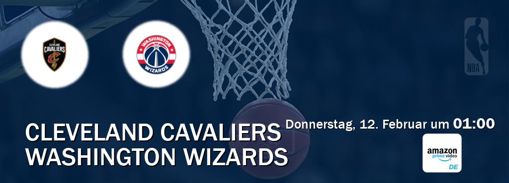 Das Spiel zwischen Cleveland Cavaliers und Washington Wizards wird am Donnerstag, 12. Februar um  01:00, live vom Amazon Prime DE übertragen.