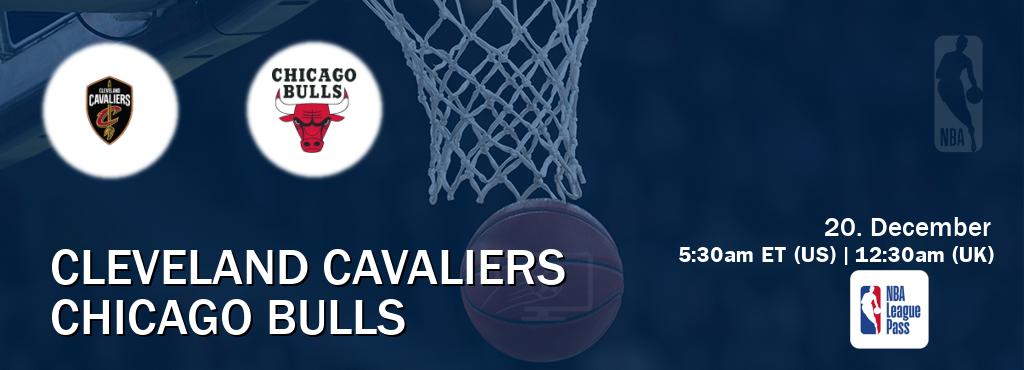 You can watch game live between Cleveland Cavaliers and Chicago Bulls on NBA League Pass.