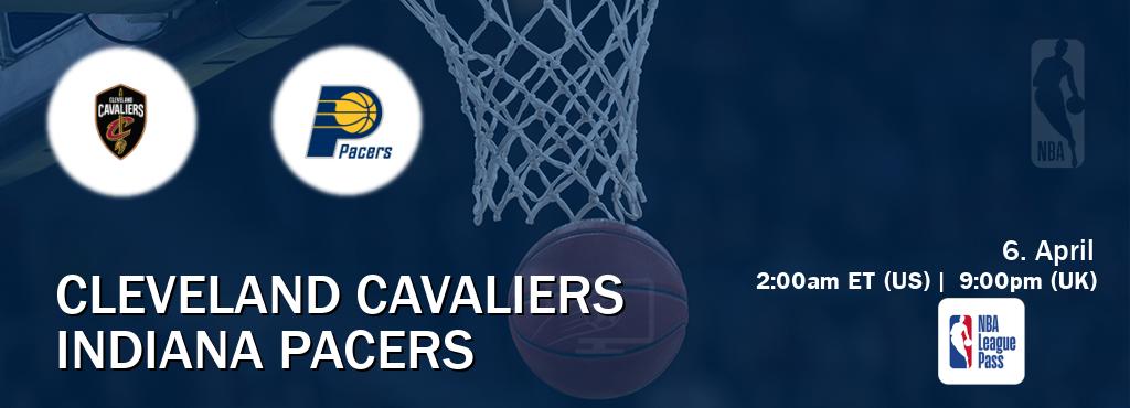 You can watch game live between Cleveland Cavaliers and Indiana Pacers on NBA League Pass.