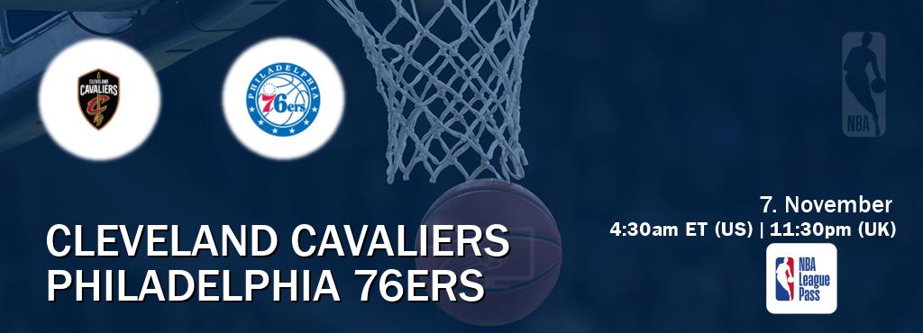 You can watch game live between Cleveland Cavaliers and Philadelphia 76ers on NBA League Pass. You can watch game live between Cleveland Cavaliers and Philadelphia 76ers on NBA League Pass.