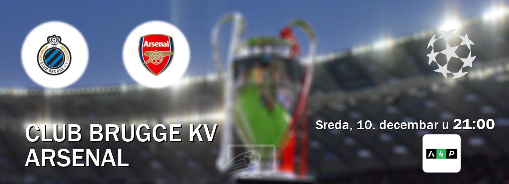 Izravni prijenos utakmice Club Brugge KV i Arsenal pratite uživo na Arena Premium 4 (sreda, 10. decembar u 21:00). Izravni prijenos utakmice Club Brugge KV i Arsenal pratite uživo na Arena Premium 4 (sreda, 10. decembar u 21:00).