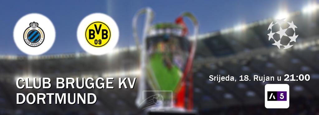 Izravni prijenos utakmice Club Brugge KV i Dortmund pratite uživo na Arena Sport 5 (Srijeda, 18. Rujan u  21:00).