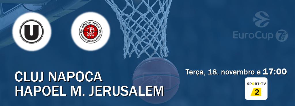 Jogo entre Cluj Napoca e Hapoel M. Jerusalem tem emissão Sport TV 2 (terça, 18. novembro e 17:00). Jogo entre Cluj Napoca e Hapoel M. Jerusalem tem emissão Sport TV 2 (terça, 18. novembro e 17:00).