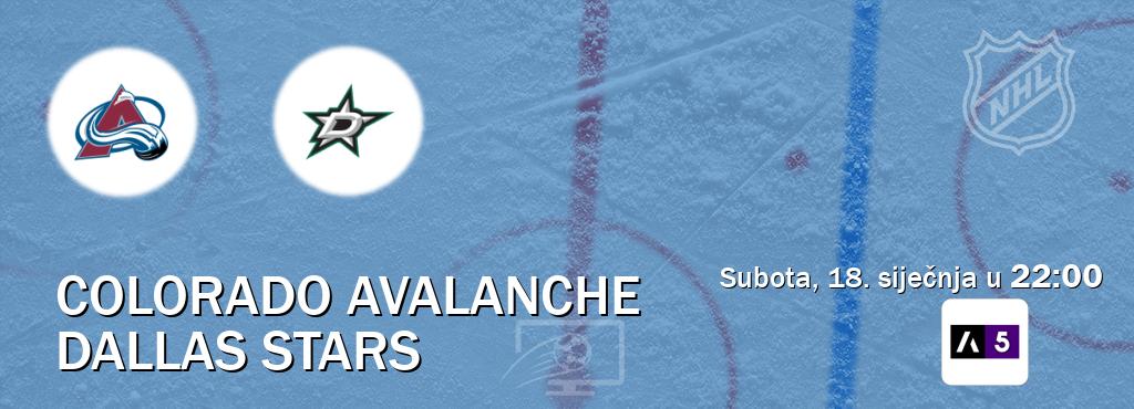 Izravni prijenos utakmice Colorado Avalanche i Dallas Stars pratite uživo na Arena Sport 5 (subota, 18. siječnja u  22:00).