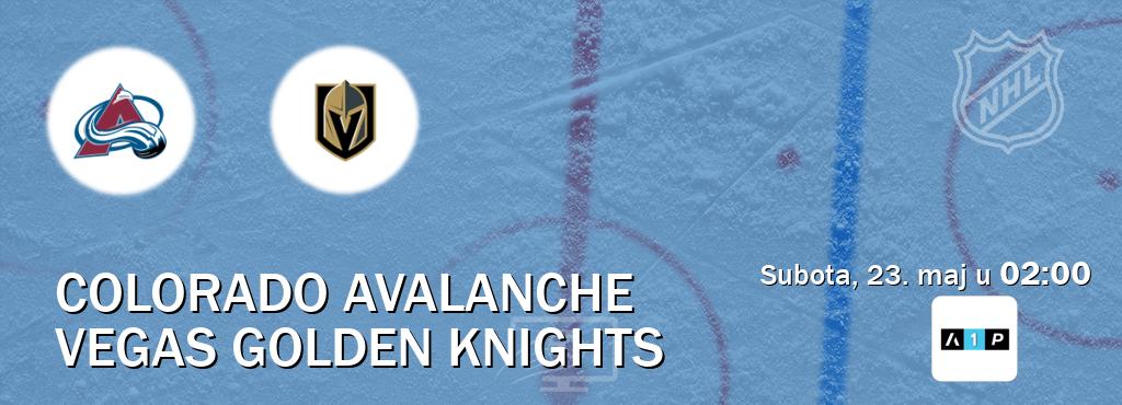 Izravni prijenos utakmice Colorado Avalanche i Vegas Golden Knights pratite uživo na Arena Premium 1 (subota, 23. maj u  02:00).