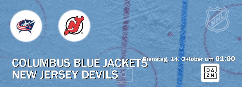 Das Spiel zwischen Columbus Blue Jackets und New Jersey Devils wird am Dienstag, 14. Oktober um 01:00, live vom DAZN übertragen. Das Spiel zwischen Columbus Blue Jackets und New Jersey Devils wird am Dienstag, 14. Oktober um 01:00, live vom DAZN übertragen.