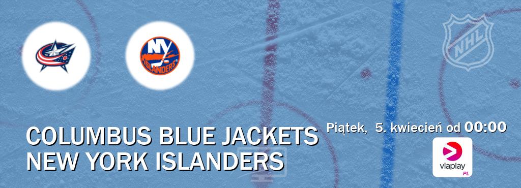 Gra między Columbus Blue Jackets i New York Islanders transmisja na żywo w Viaplay Polska (piątek,  5. kwiecień od  00:00).