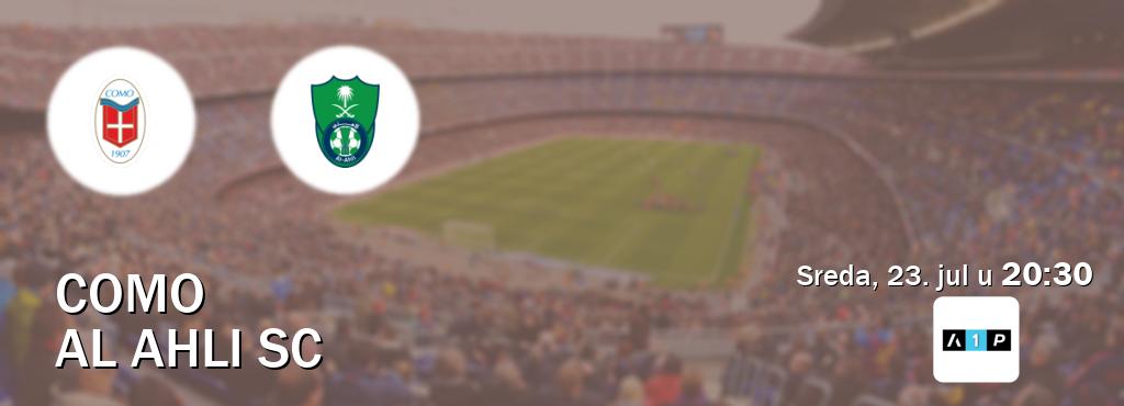 Izravni prijenos utakmice Como i Al Ahli SC pratite uživo na Arena Premium 1 (sreda, 23. jul u  20:30).