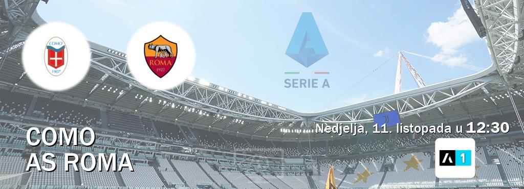 Izravni prijenos utakmice Como i AS Roma pratite uživo na Arena Sport 1 (nedjelja, 11. listopada u 12:30). Izravni prijenos utakmice Como i AS Roma pratite uživo na Arena Sport 1 (nedjelja, 11. listopada u 12:30).
