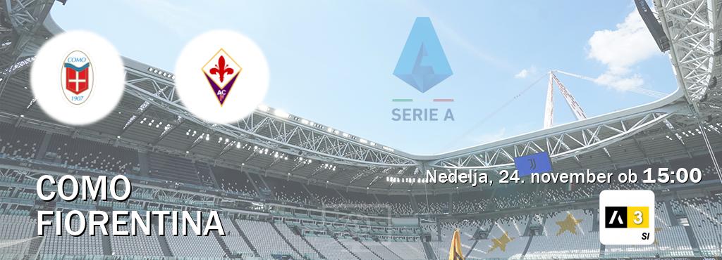 Como in Fiorentina v živo na Arena Sport 3. Prenos tekme bo v nedelja, 24. november ob  15:00