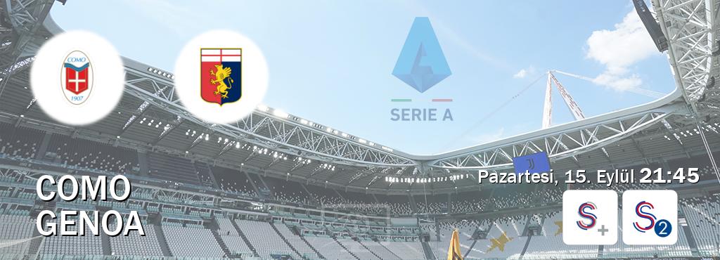 Karşılaşma Como - Genoa S Sport + ve S Sport 2'den canlı yayınlanacak (Pazartesi, 15. Eylül 21:45). Karşılaşma Como - Genoa S Sport + ve S Sport 2'den canlı yayınlanacak (Pazartesi, 15. Eylül 21:45).