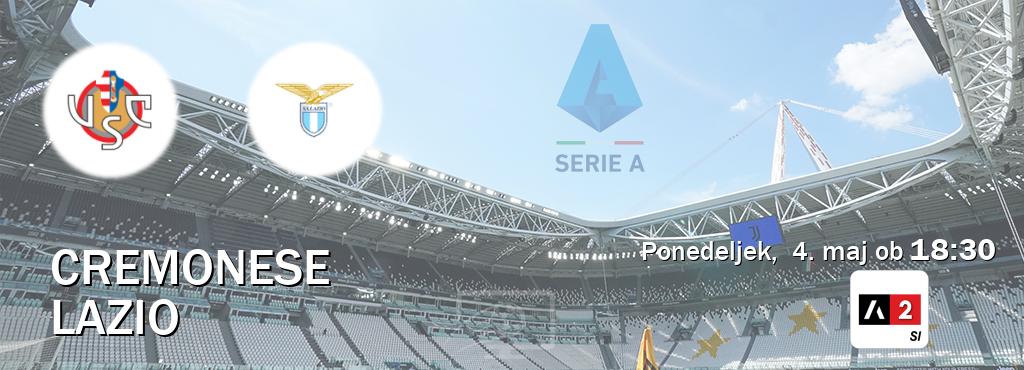 Dvoboj Cremonese in Lazio s prenosom tekme v živo na Arena Sport 2.