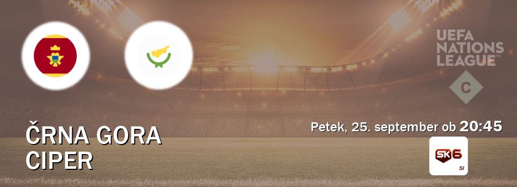 Ne zamudi prenosa tekme Črna gora - Ciper v živo na Sportklub 6.