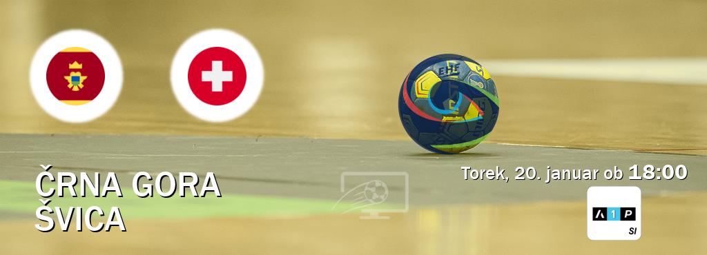 Črna gora in Švica v živo na Arena Sport Premium. Prenos tekme bo v torek, 20. januar ob  18:00