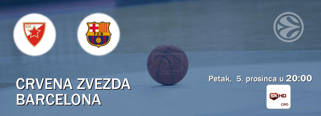 Izravni prijenos utakmice Crvena zvezda i Barcelona pratite uživo na Sportklub HD (petak,  5. prosinca u  20:00).