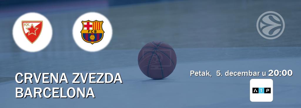 Izravni prijenos utakmice Crvena zvezda i Barcelona pratite uživo na Arena Premium 1 (petak, 5. decembar u 20:00). Izravni prijenos utakmice Crvena zvezda i Barcelona pratite uživo na Arena Premium 1 (petak, 5. decembar u 20:00).
